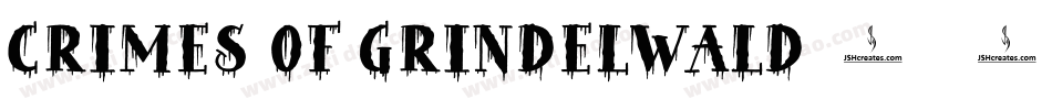 Crimes of Grindelwald字体转换